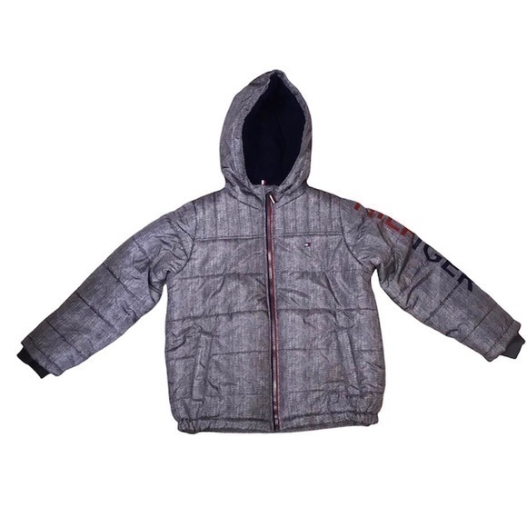 Tommy Hilfiger Puffer Jacket - Steel Gray M(10/12) - Picture 1 of 8